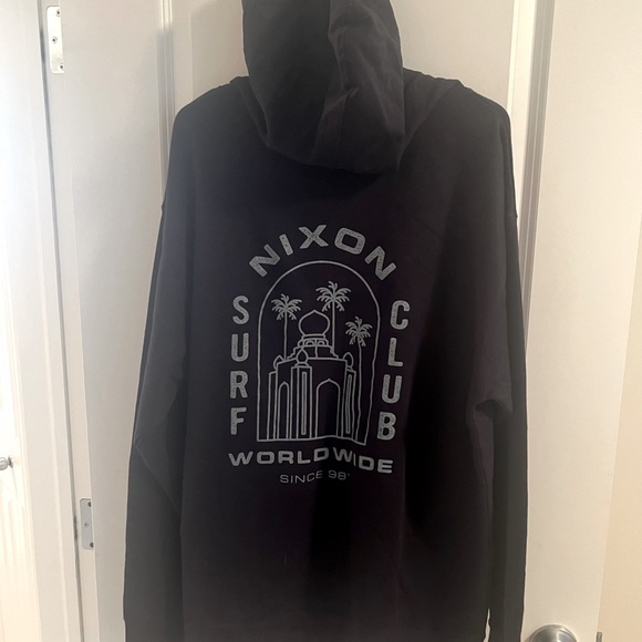 Men’s Large Nixon Zip-Up Hoodie - Picture 2 of 2